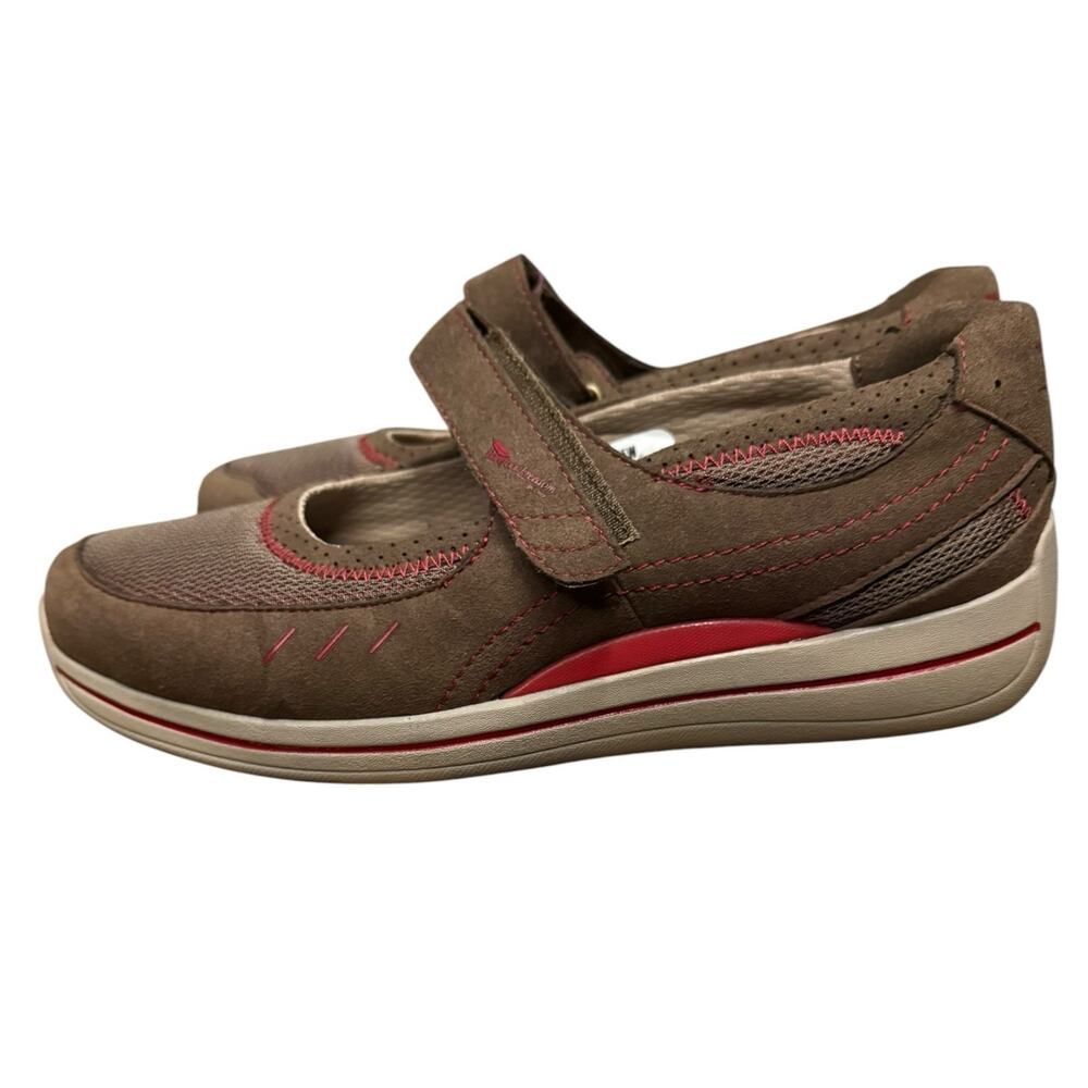 NWOB Drew Barefoot Freedom Brown Womens Orthopedic Suede Mary Jane Shoes Sz 8.5 - Picture 4 of 11